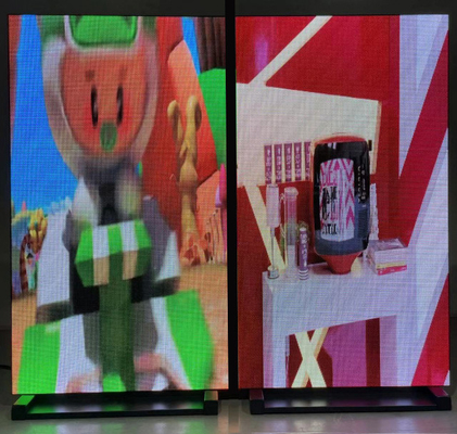 P3 RGBスクリーン店の広告のためのフル カラーLEDの窓の表示印