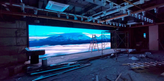 結婚のホールの装飾P3.91屋内LEDスクリーン500x1000mmのアルミニウム キャビネット