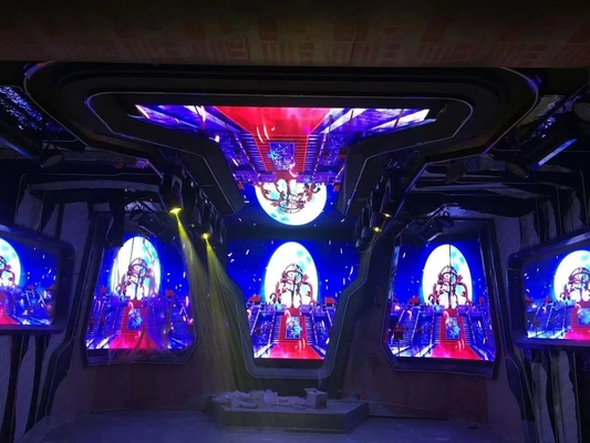 クラブP2 RGB LEDスクリーン、映画館の装飾のデジタルLED背景の壁