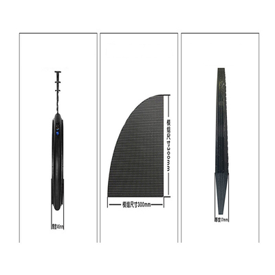 600mmの直径が付いている導かれたスクリーンのあたりのP4.68RGBの屋外の1つの側面/双方