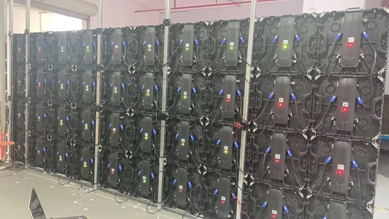 ビジネス苦境の設置P3.91屋内LEDスクリーンのレンタル500X500mmアルミニウム キャビネット