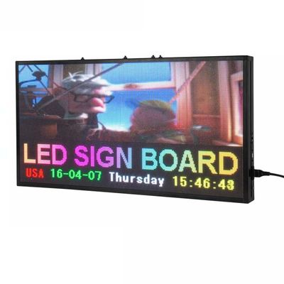 フル カラーの屋内スクロールLEDのテキストの印は調節可能な明るさとの96*384cmを表示する
