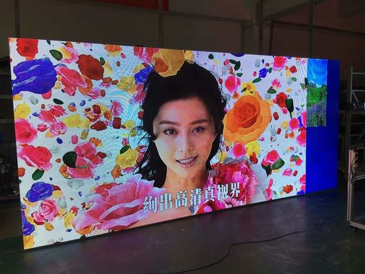広告のための前部維持140Wの屋内導かれたビデオ壁480x480