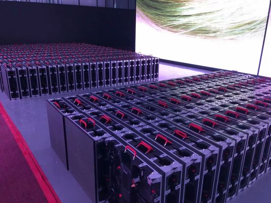 広告のための前部維持140Wの屋内導かれたビデオ壁480x480