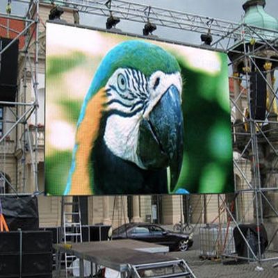 10ftx12ft容易に段階のために取付けられている屋外のビデオ スクリーンの使用料