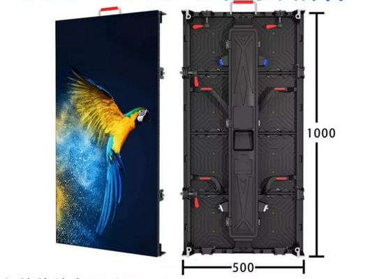 P4.81屋外のレンタルLEDのスクリーン500mm*500mmはアルミニウム ダイ カスト