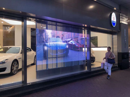 サイドライティング P3.91-7.8 透明LEDスクリーン