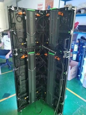 P3.91屋外の固定LED表示500x500キャビネットの広告板