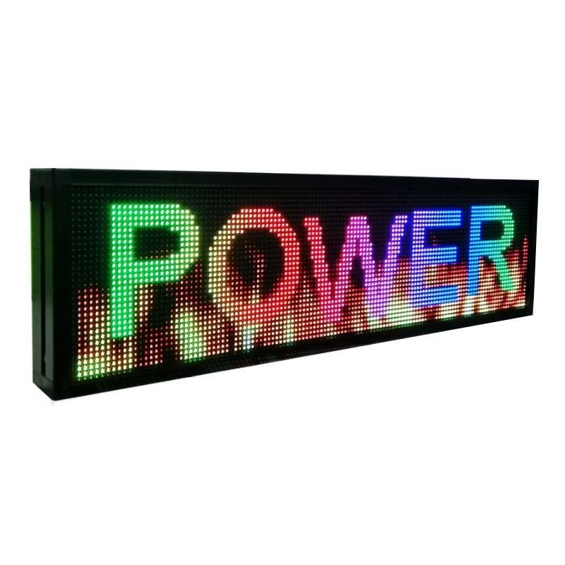 店Windowsのためのフル カラーのLED表示板30Wをスクロールする屋内SMD