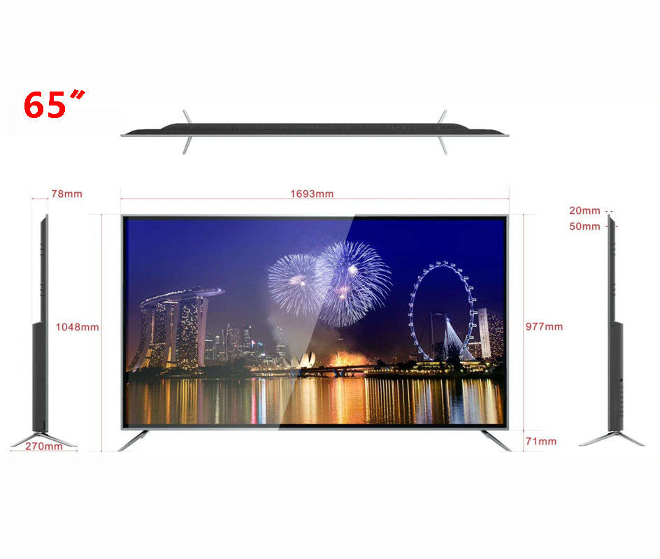 400 Nitの液晶表示装置TV 65のインチLcdスマートなTVのアンドロイド8.0